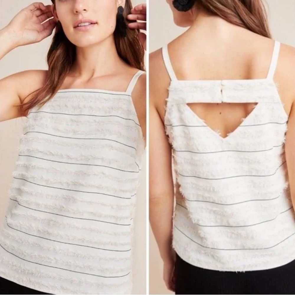Anthropologie Maeve Quinn Lined Tank Cami Top Size 0 $80
